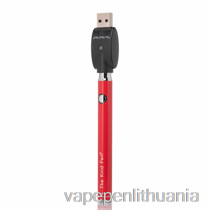 Tipo Rašiklis Twist Vv 510 Akumuliatoriaus Raudonas Vape Skystis